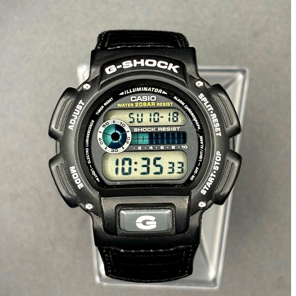 Casio G-Shock DW-9052V-1 Men’s Black Digital Watch Cloth Strap